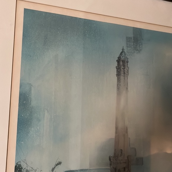 💙Vintage Signed Tom Lynch “The Magnificent Mile” Fine Art Lithograph Print💙 - Picture 10 of 12